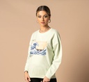 Katsushika Hokusai Ladies Sweatshirt