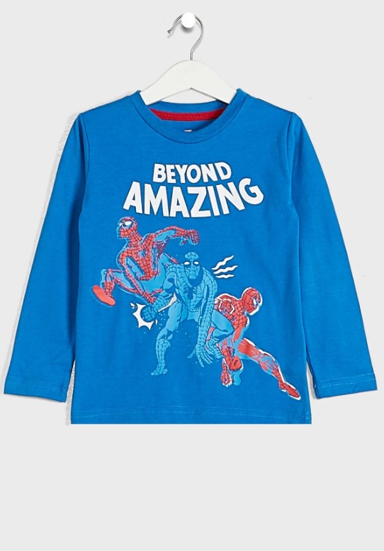 طقم بجامة أولاد سبايدر مان