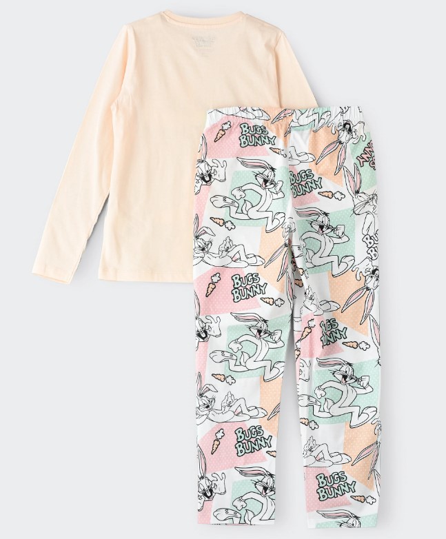 بجامة بناتي لوني تونز