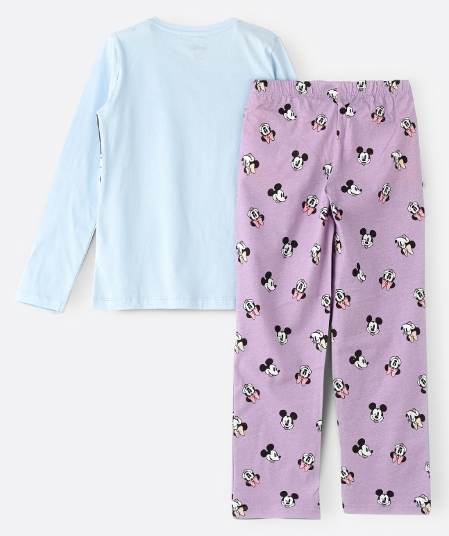 طقم بجامة بناتي ميكي ماوس والأصدقاء