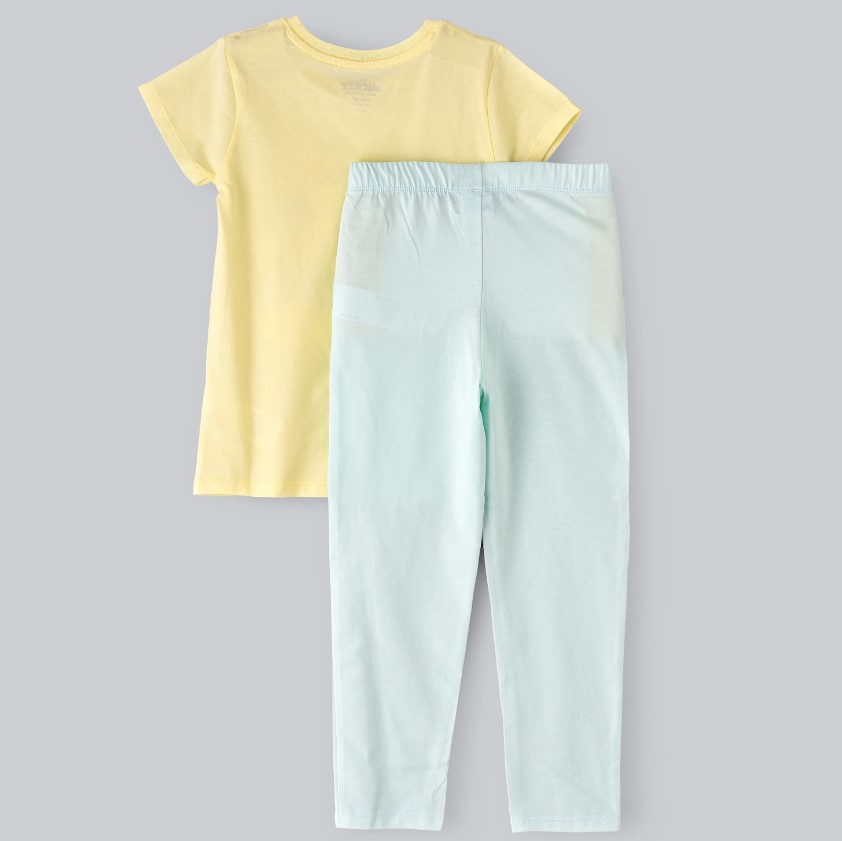 طقم بجامة ديزني ميني ماوس للبنات