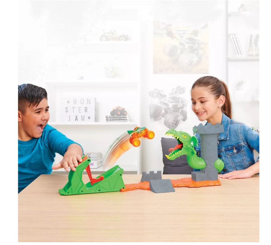 مجموعة لعب مونستر جام ديلينج دراجون مونستر تراك