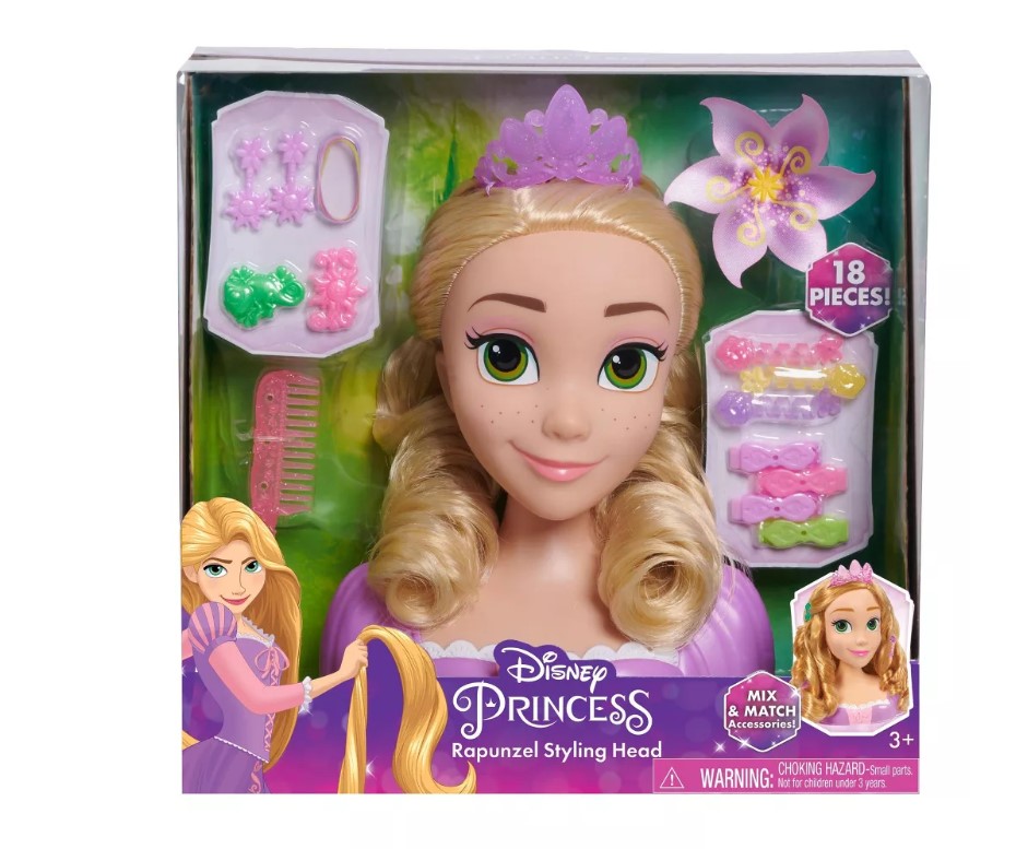 رأس تصفيف أميرات ديزني رابونزيل