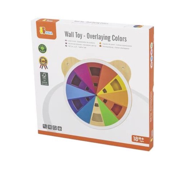 لعبة جدارية دائرية تطابق الالوان