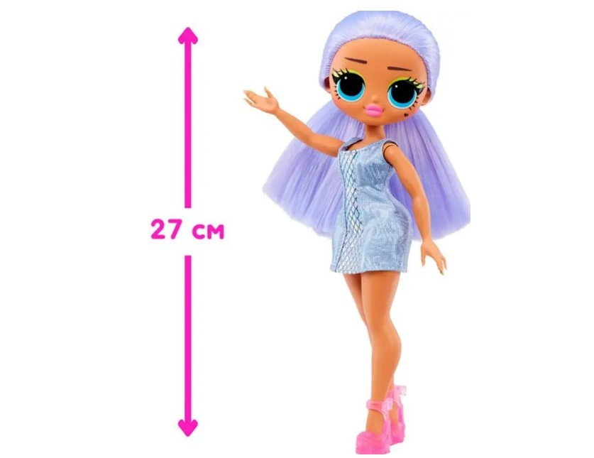 ال او ال دمية ميس رويال بفستان بنفسجي