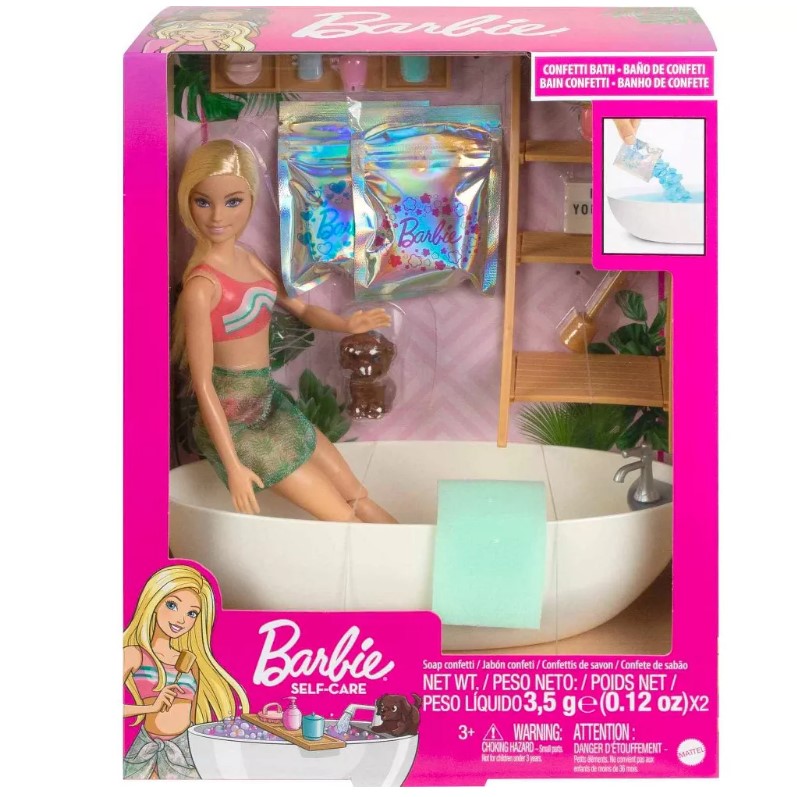 Barbie®️ Soap Confetti Bath Playset - Blonde