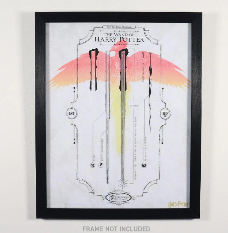 طباعة فنية هاري بوتر  مقاس 36 × 28 سم