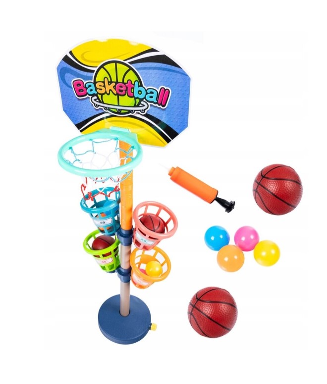 مجموعة ألعاب الرمي 2 في 1 كرة السلة وقذف الكرة 26 قطعة
