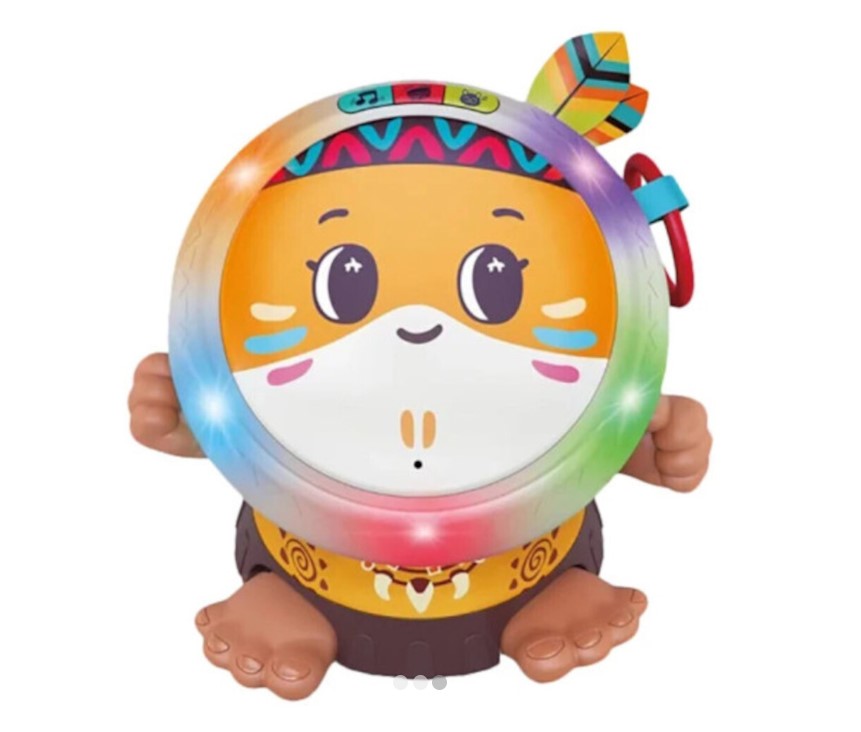 طبلة طفل مع موسيقى وإضاءة-هولا