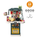 75cmtalented chef spraying kitchen set(light/music/Electric faucet with outflow water/smoking) 64PCS