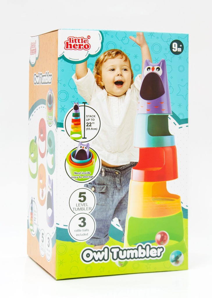 لعبة تكديس البومة الصغيرة