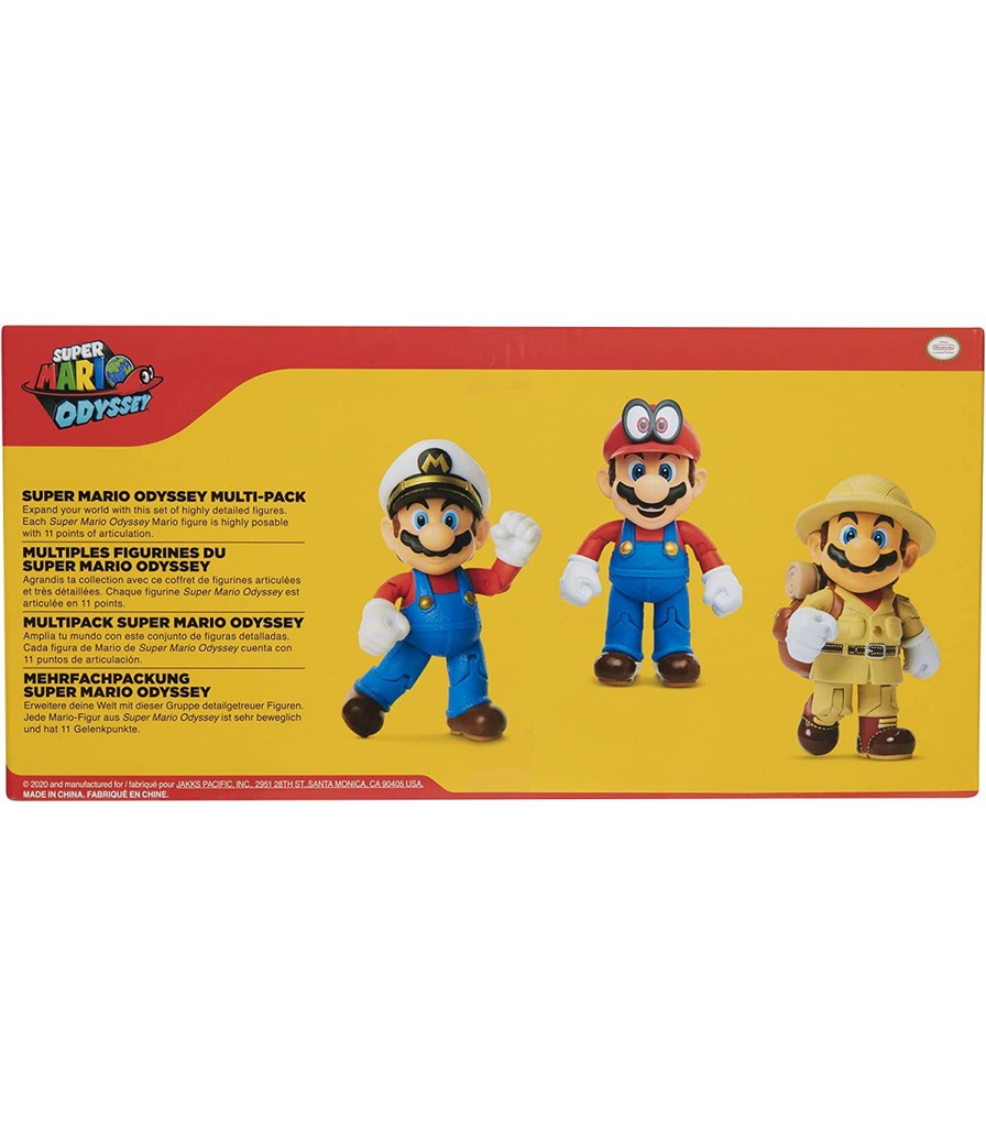 سوبر ماريو أوديسي 3 شخصيات 10 سم