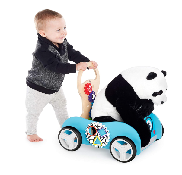 مشاية وعربة أنشطة خشبية من بيبي أينشتاين ديسكفري باجي