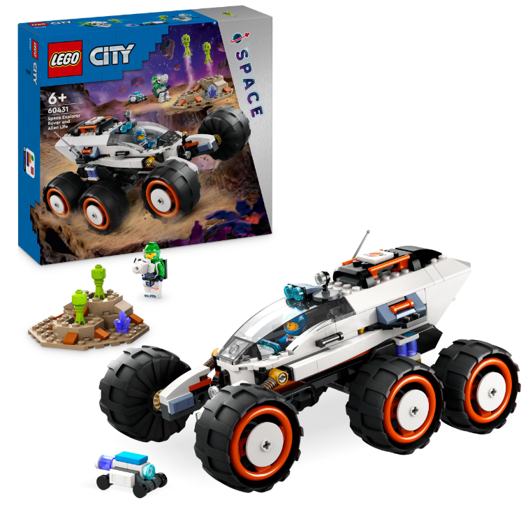 ليغو سيتي سبيس روفر ودراسة الحياة في الفضاء