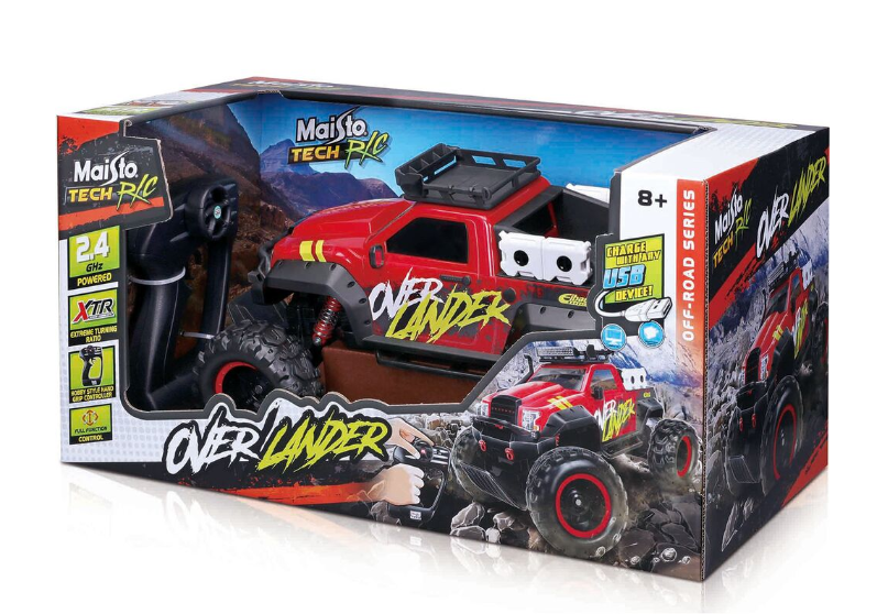 سيارة مايستو أوفرلاندر مع جهاز تحكم عن بعد