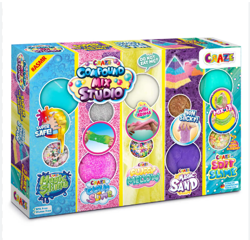 صلصال سلايم تركيبة ميكس من كريز