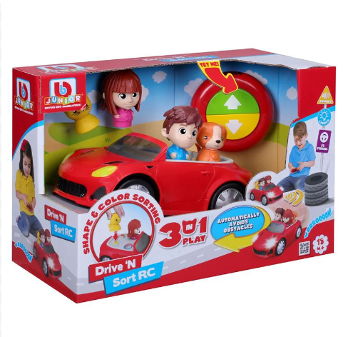 بي بي جونيور 3 في 1 بلاي درايف آند سورت آر سي