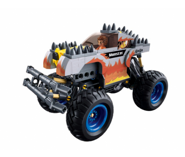 سيارة سلوبان - وحش النار الفضي-267 قطعة