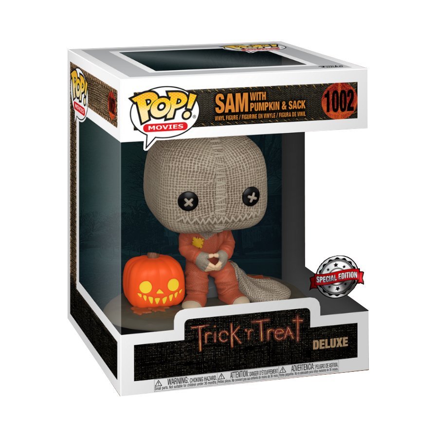 POP Deluxe: Trick Rtreat - Sam W/Pumpkin &amp; Sack (Exc)