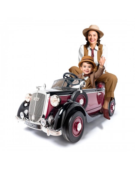 سيارة مرسيدس هورش كهربائية للاطفال للركوب مع الاباء والاطفال بجهاز تحكم عن بعد