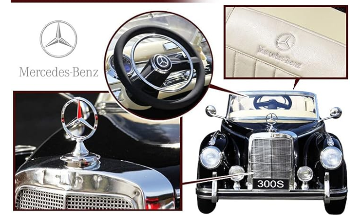 سيارة مرسيدس كهربائية للاطفال مع جهاز تحكم عن بعد