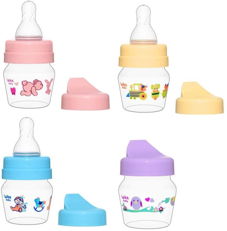 زجاجة رضاعة صغيرة من البولي بروبيلين من وي بيبي 30 مل - قطعة واحدة