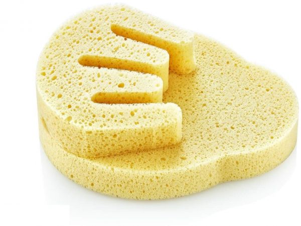 BABYJEM HAND SHAPED BATH SPONGE / NATUREL