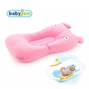 بيبي جيم سرير استحمام للاطفال سريع الجفاف، لون .زهري