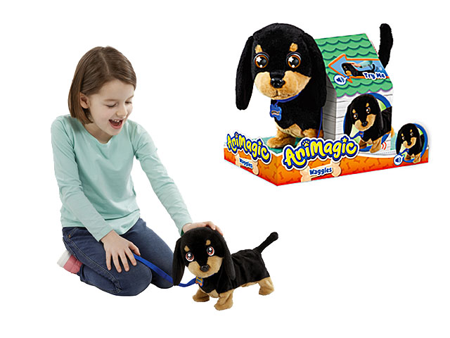 دمية انيماجيك القطيفة اسود