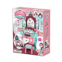 dressing table(infrared induction door) with light and sound + chair no include battery