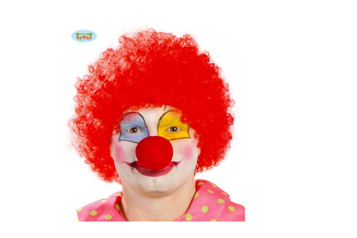 Red Curly Wig-Halloween