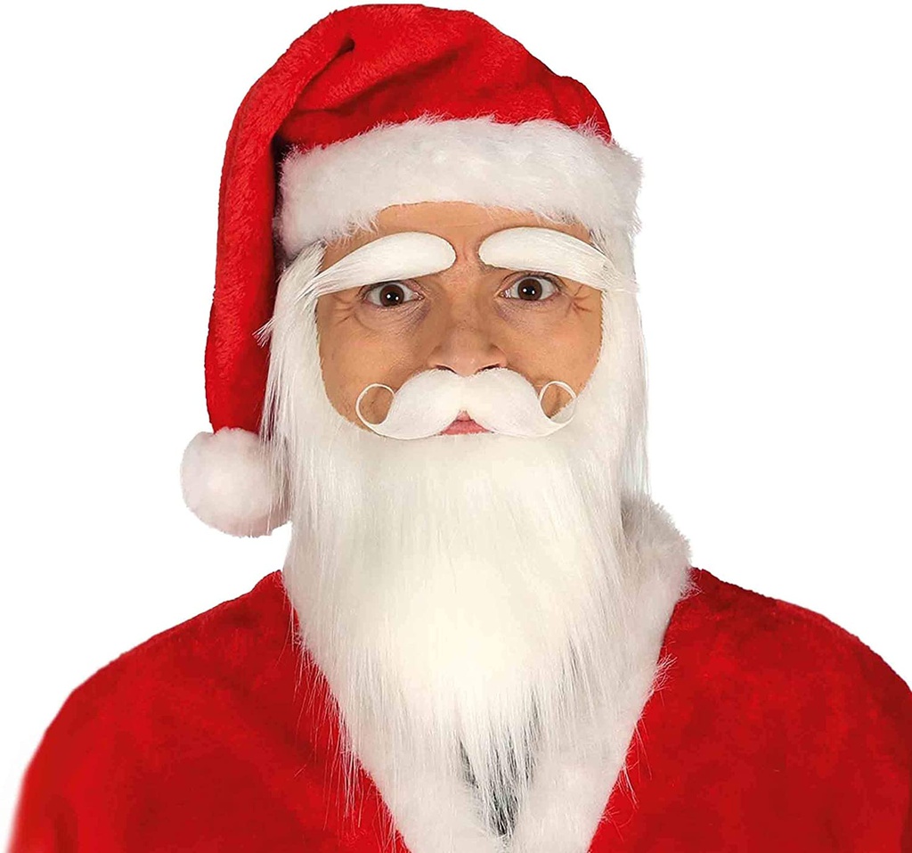 اللحية البيضاء والشارب والحواجب-هالو وين