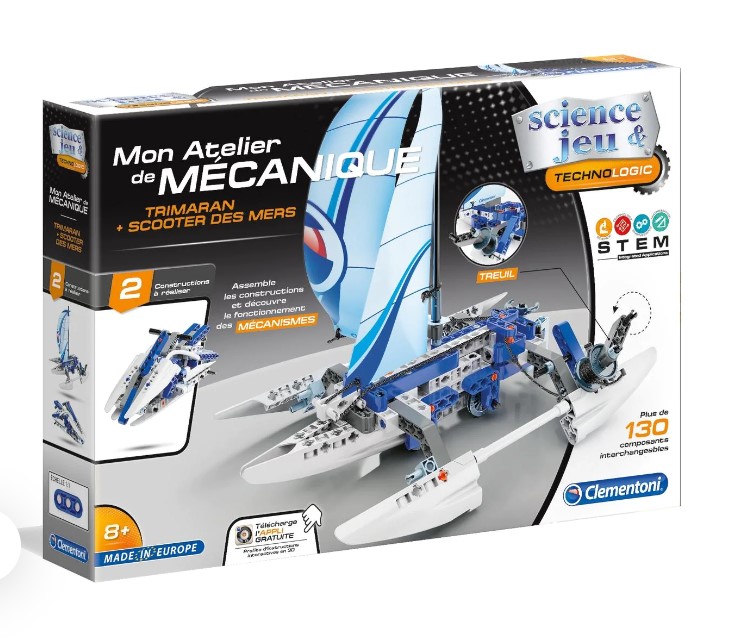 Mechanics Lab Kit for Building a Watercraft Trimaran - 130-Piece