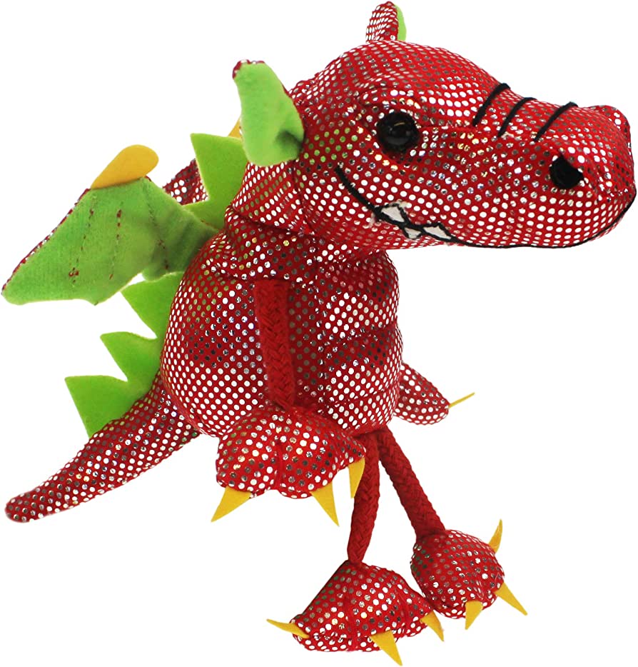 Red Dragon Finger Puppet 8cm