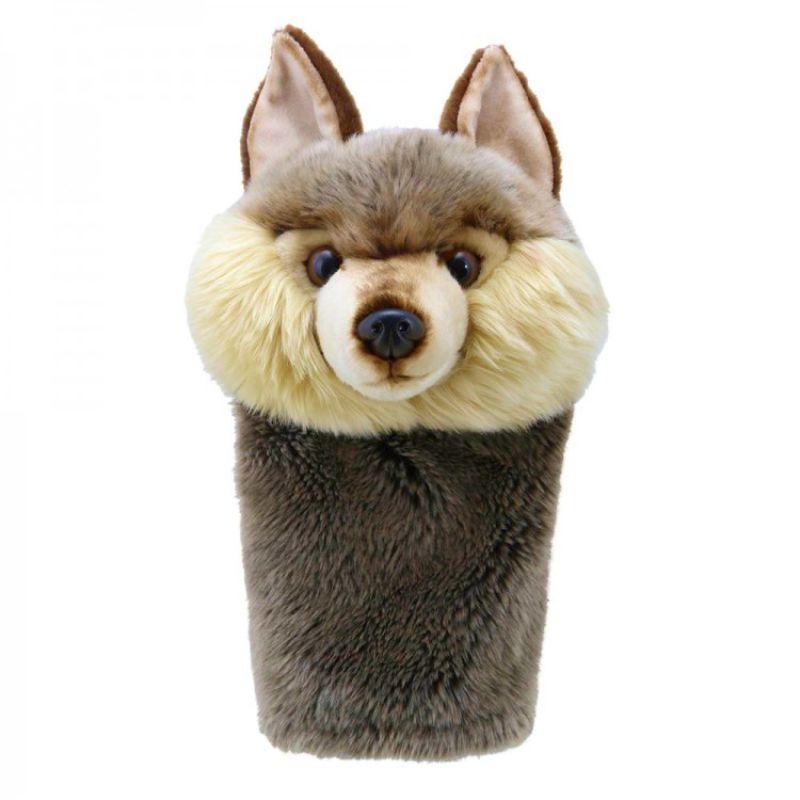 Fox head hand puppet