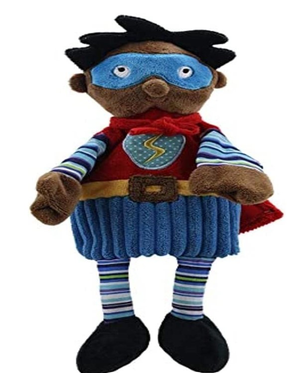 Babbitt Super Hero Doll Blue Mask-38cm