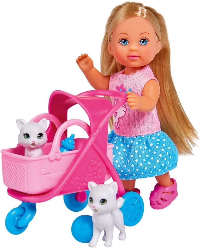 STEFFI LOVE CAT BUGGY DOLL