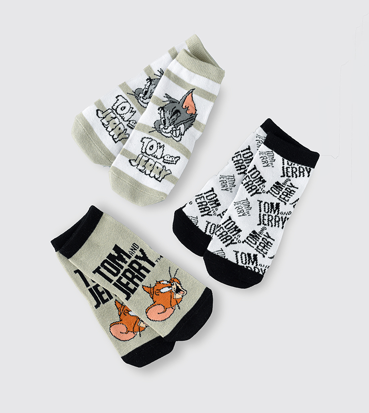 Boys Crew Socks - Pack of 3