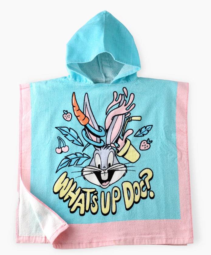 Bugs Bunny Girls Poncho