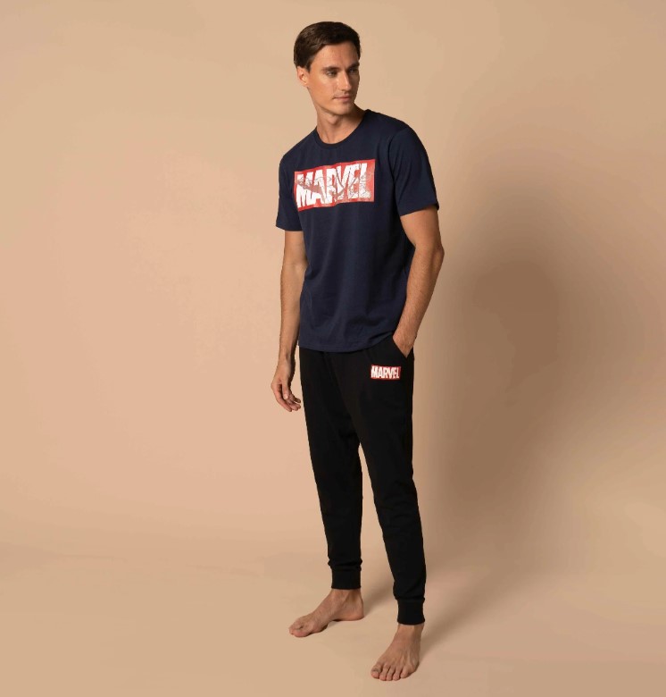 Marvel Comics Men's Long Pyjama Set