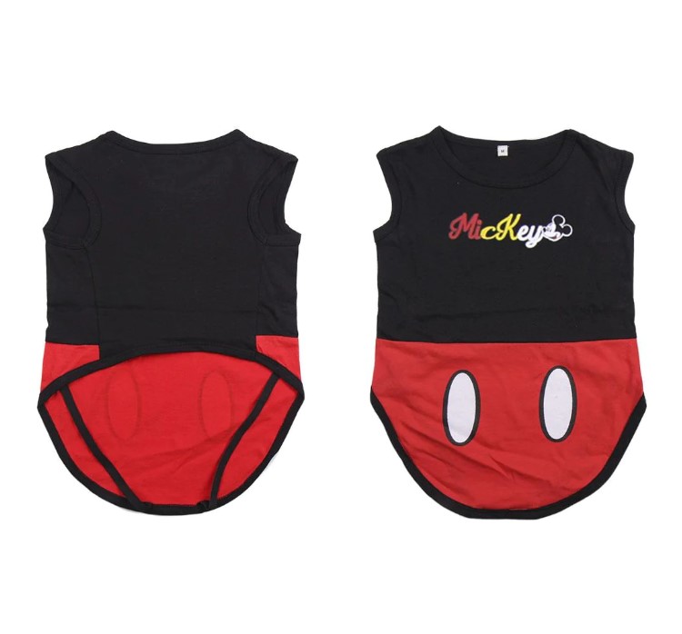 Mickey Single Jersey Dog T-Shirt