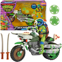 Teenage Mutant Ninja Turtles with Leonardo's vehicle