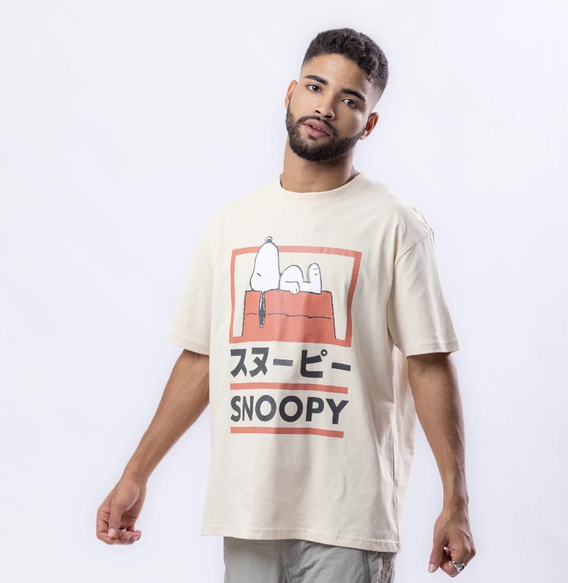 Peanuts Snoopy Men's Oversized Tee