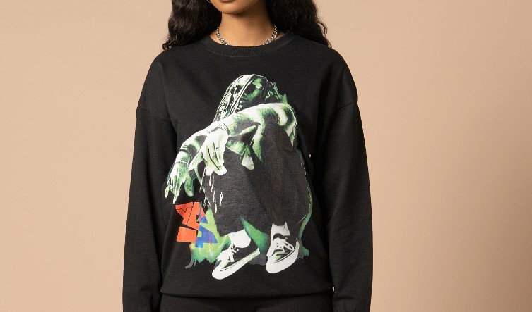 TY Dollar Sign Ladies Sweatshirt