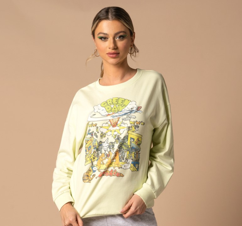 Green Day Ladies Sweatshirt