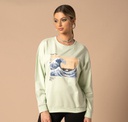 Katsushika Hokusai Ladies Sweatshirt