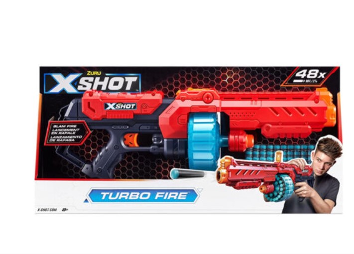 X-Shot Turbo Fire with 48 rounds