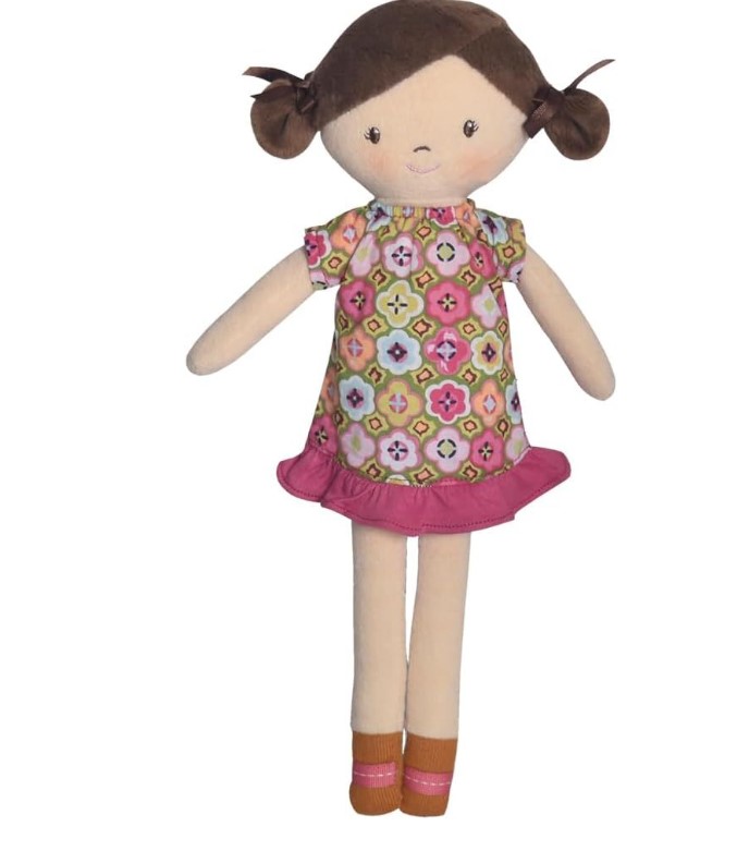 Bonica - Ivy in a pink and green printed dress