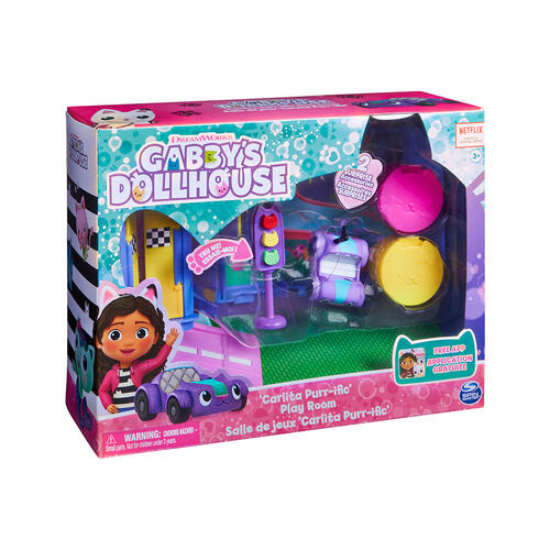 Gabby Dollhouse Playroom Set