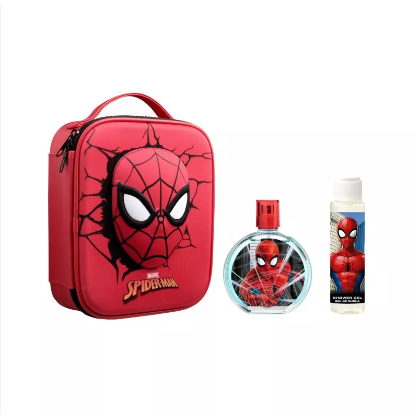 Spider-Man set for kids with baby bag perfume + shower gel